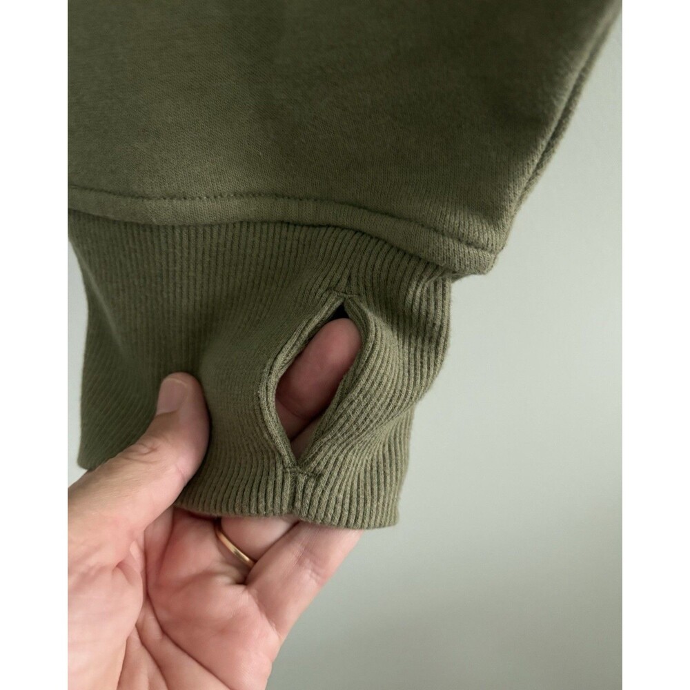Avia 1/4 Zip Mock Neck Sweatshirt Workout Athleisure Womens XXXL (22) Green - Picture 2 of 6